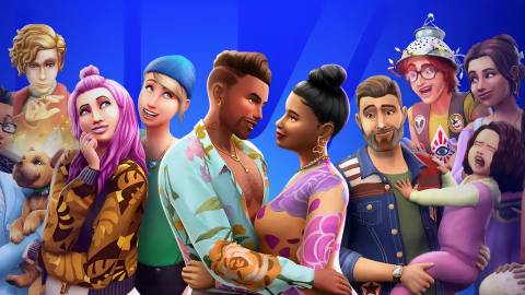 Sims 4 Official Art with different EP Covers