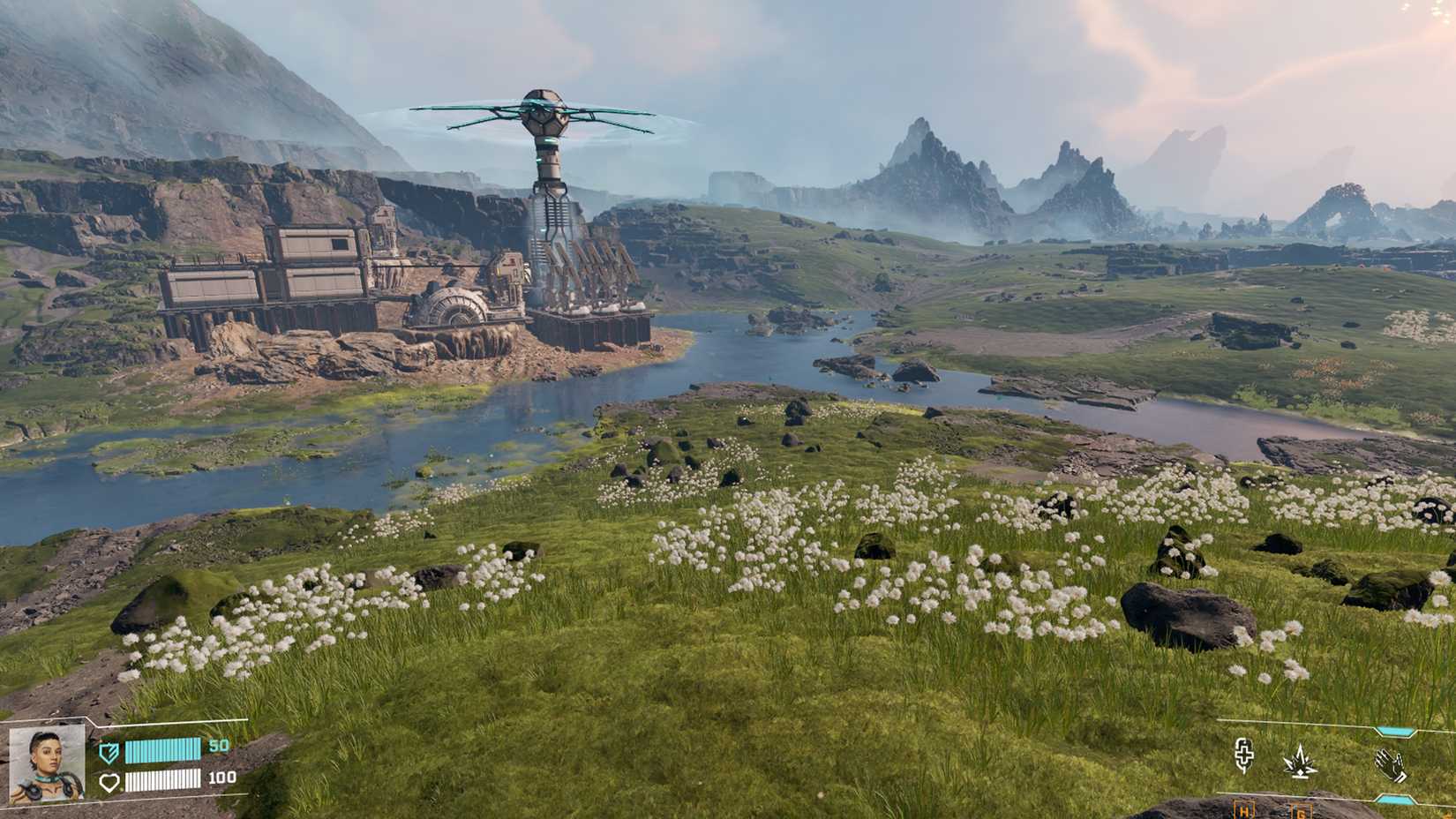 small lake in StarRupture