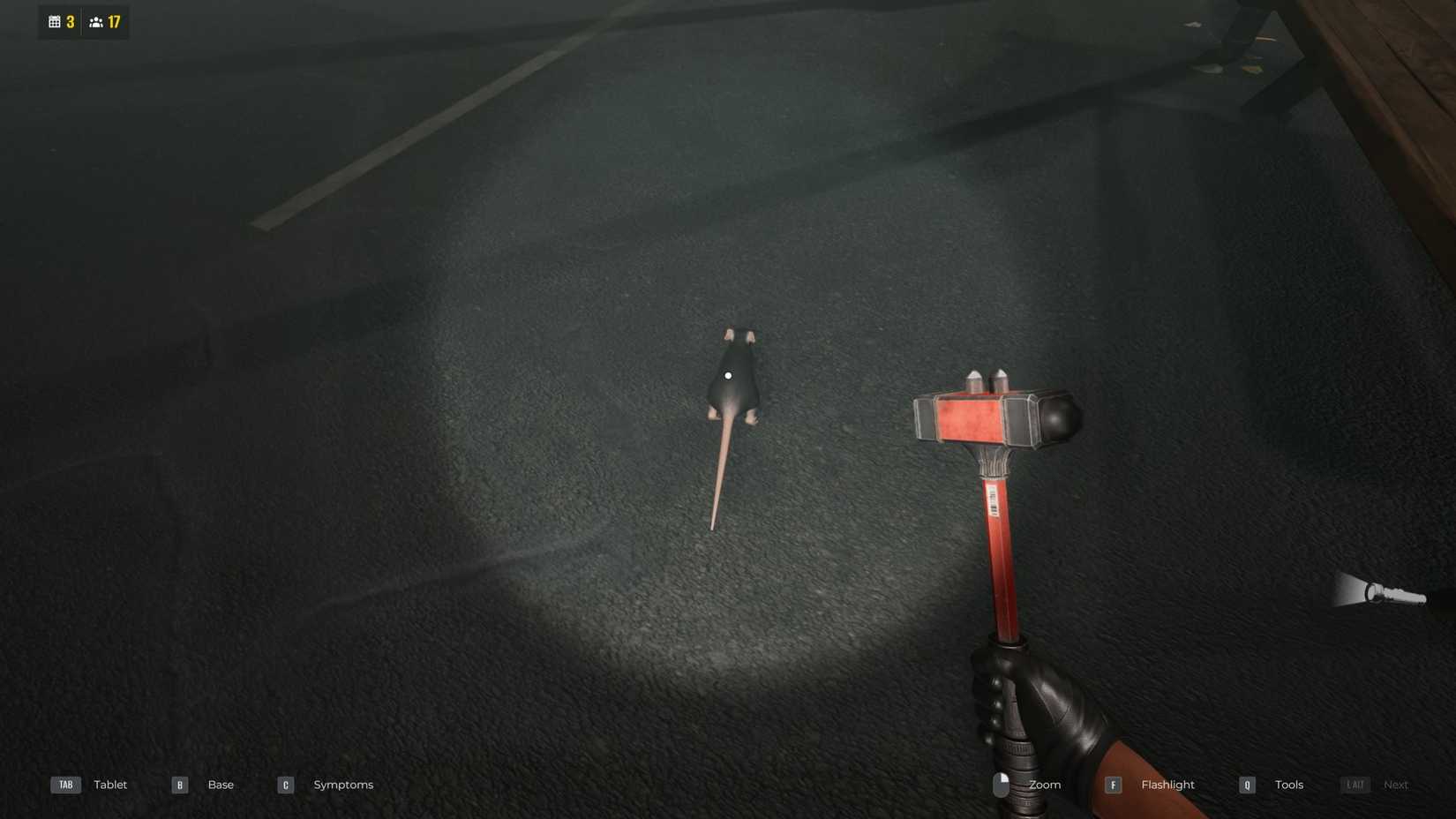 Smash Rats with Hammer Gray Tide Quarantine Zone Final Check