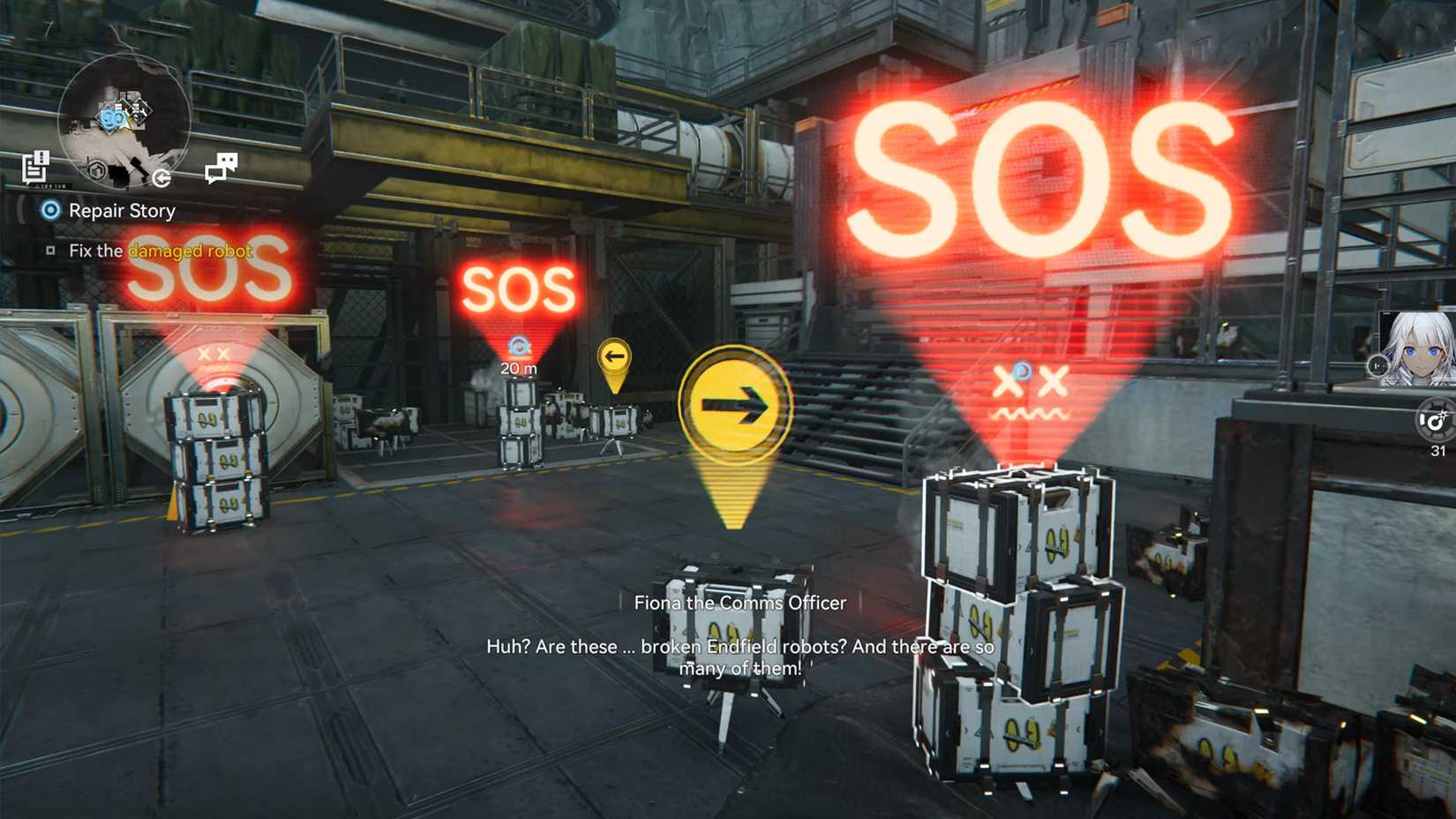 solve repair story puzzles in arknights endfield