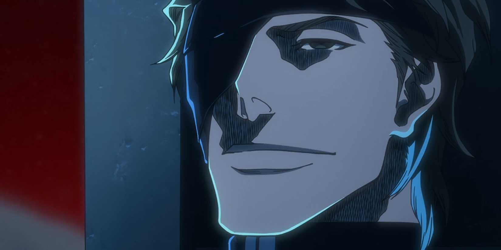 Sosuke Aizen makes a smug face.
