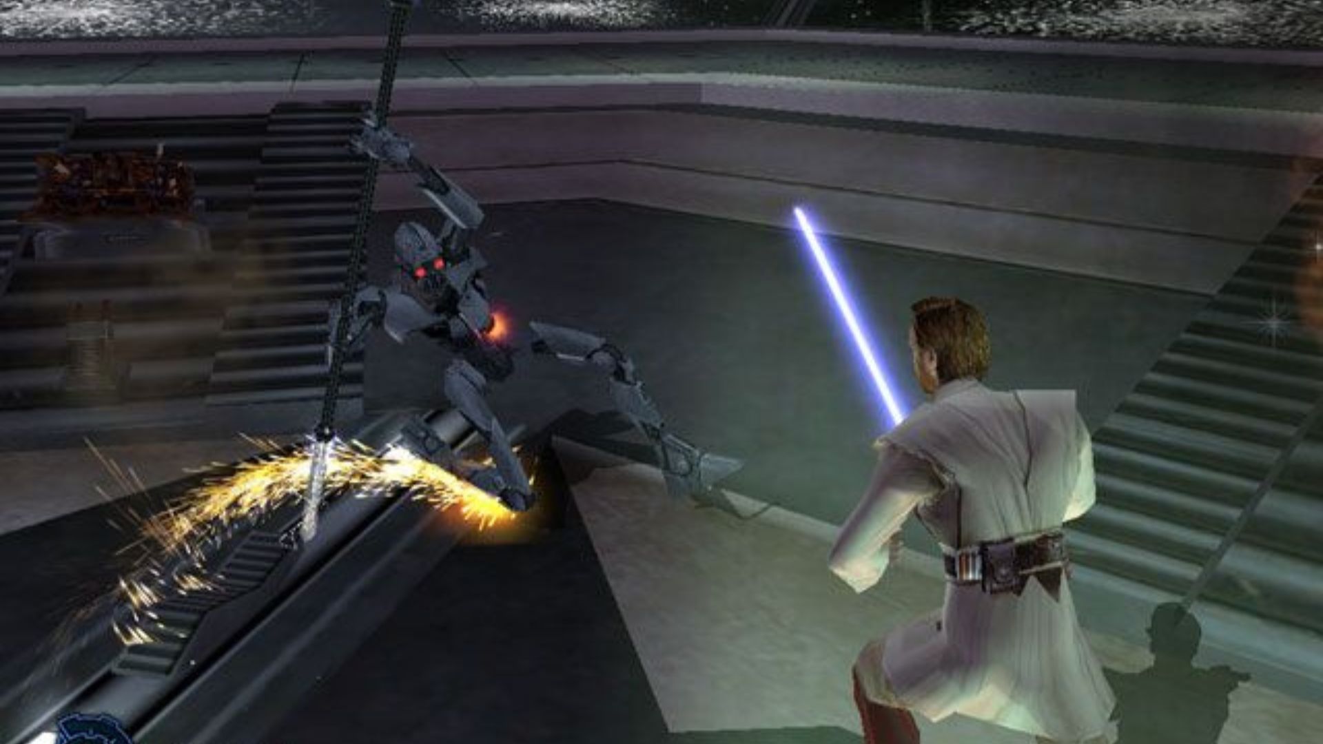 Star Wars Episode 3 - Obi-Wan fights Grievous' bodyguards.