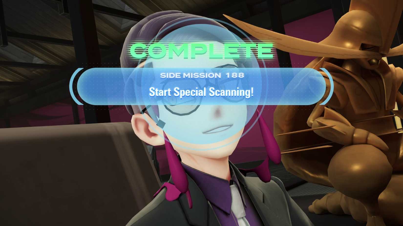 start special scanning pokemon legends za mega dimension