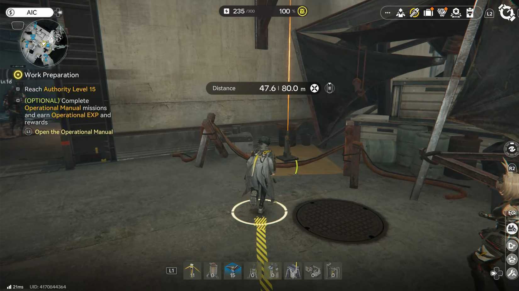 start transmission and use zipline in arknights endfield