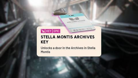 Stella Montis Archives Key ARC Raiders