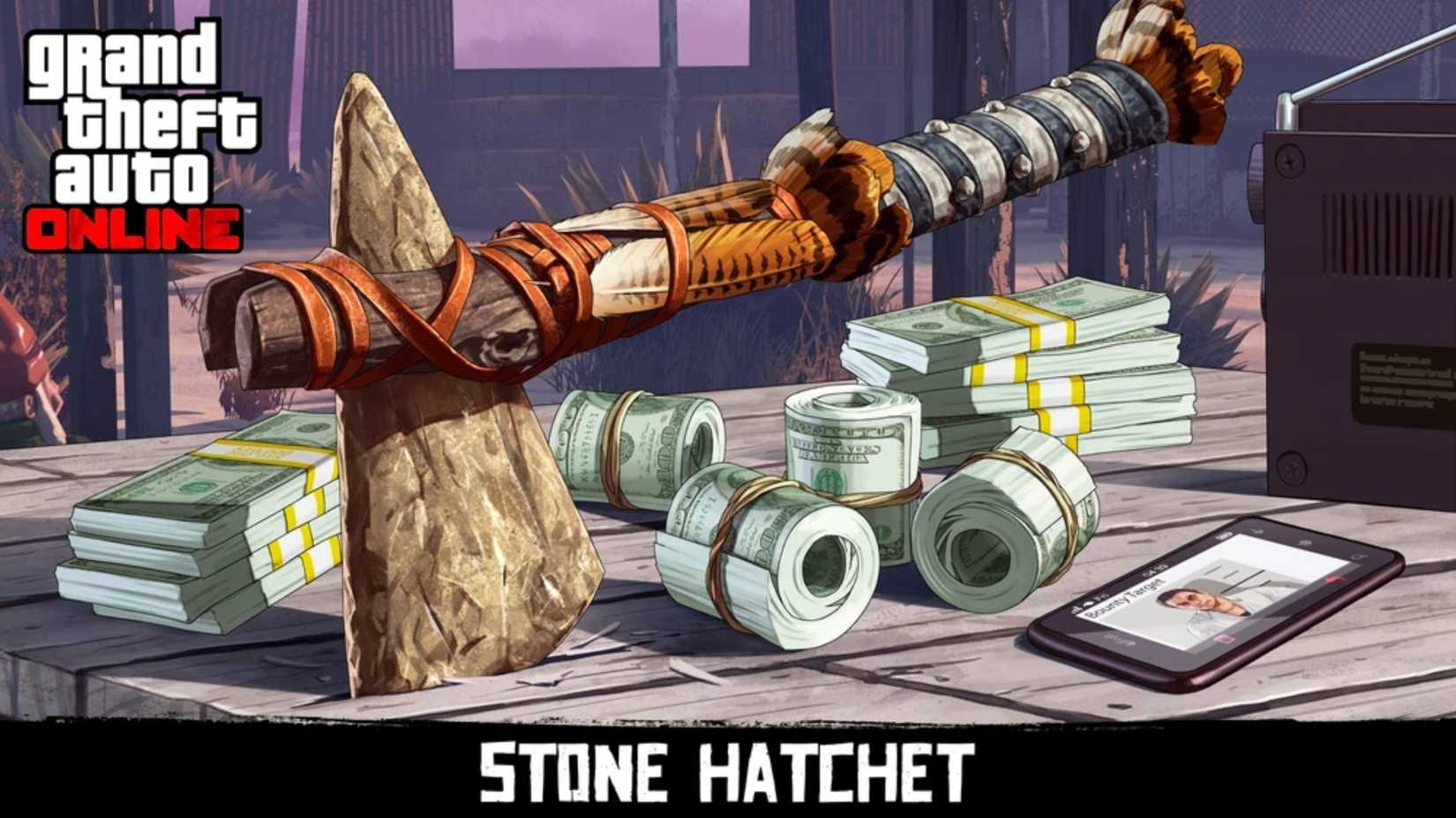 stone ax in gta online