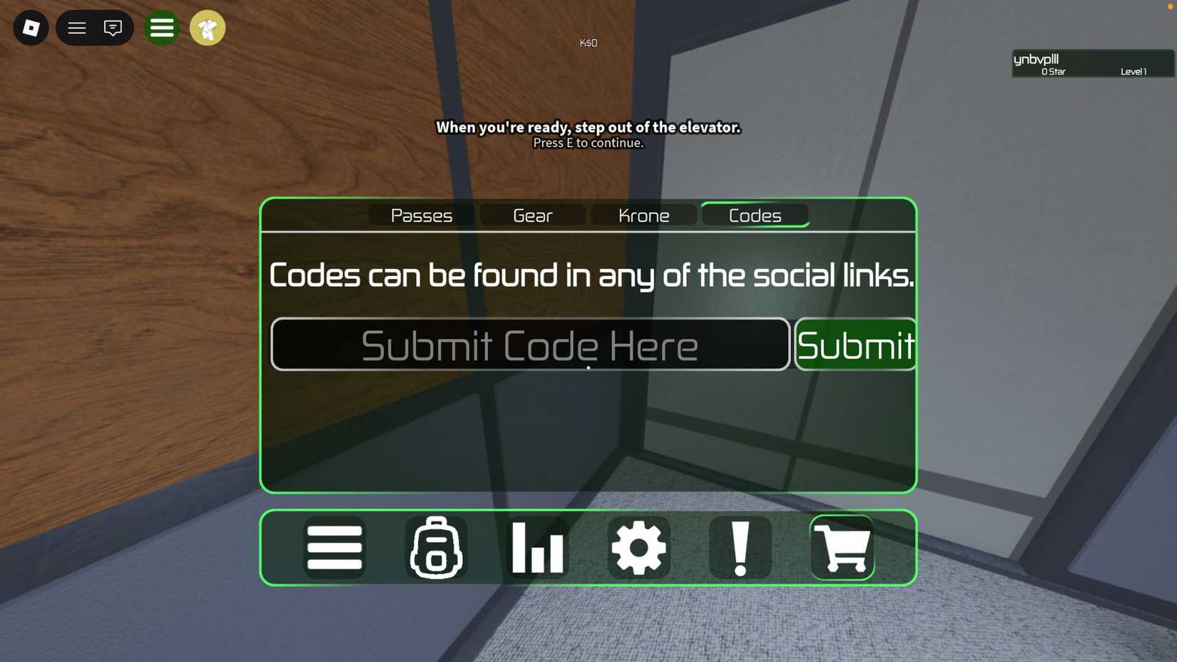 Strafe the codes tab