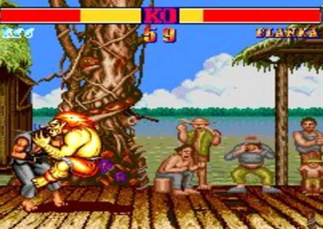 Street Fighter 2 Blanka Attacks