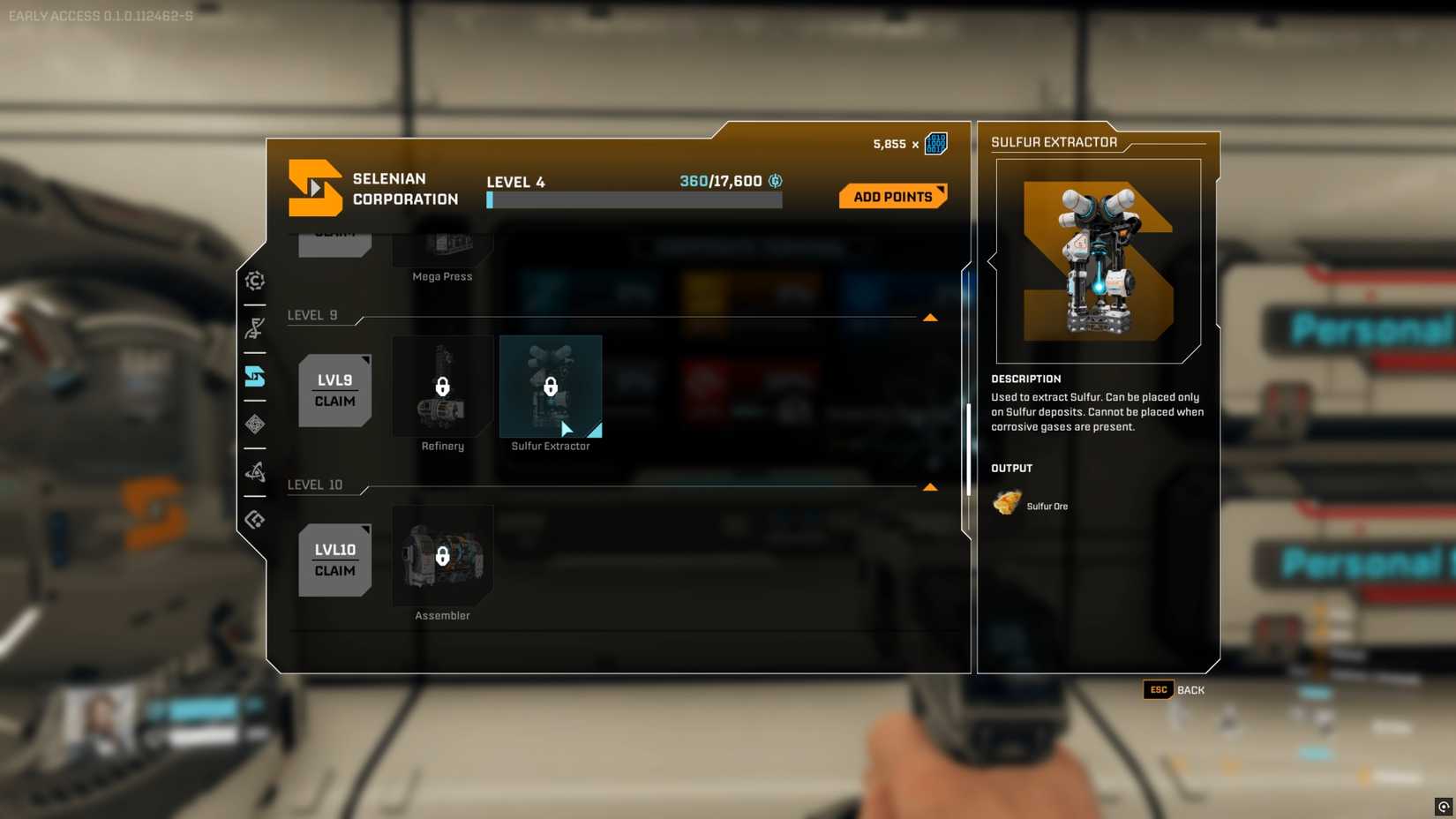 sulfur extractor in starrupture