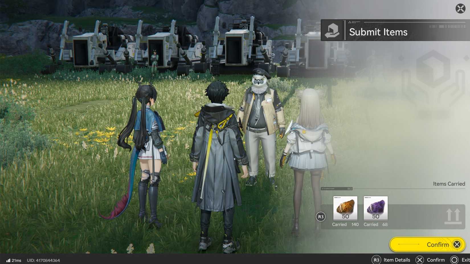 sumbit originium and amethyst to andre in arknights endfield