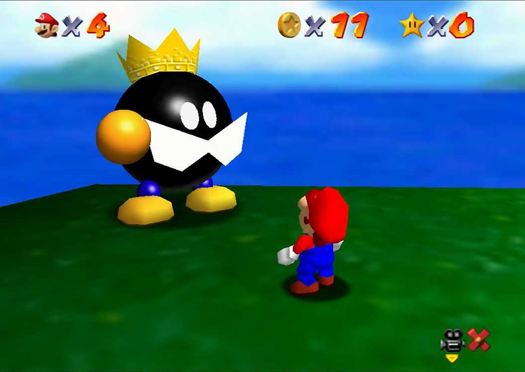 Super Mario 64 Bob-Omb Boss Battle