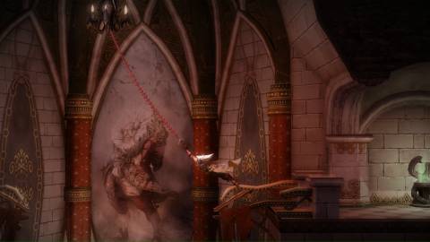 Swinging on a chain in Castlevania Lords of Shadow Mirror of Fate