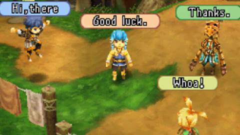 Talking in a party in Final Fantasy Crystal Chronicles Echoes Of Time (2009)