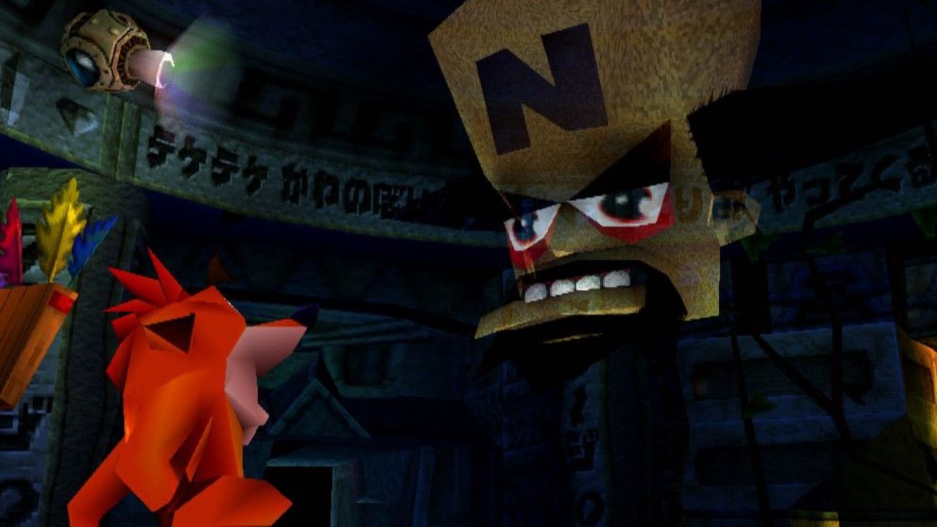 Talking to Dr Cortex in Crash Bandicoot 2 Cortex Strikes Back (1997)