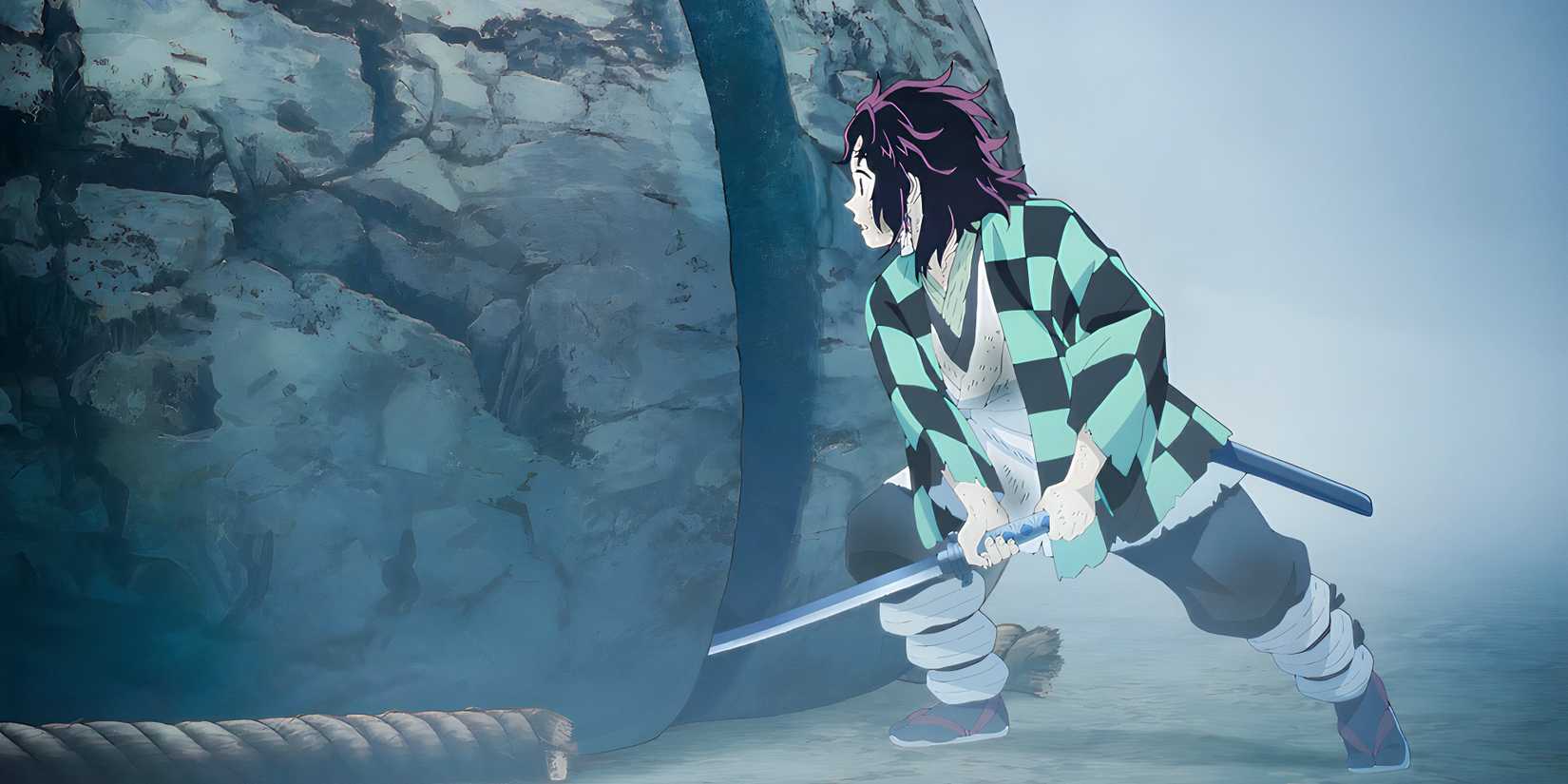 Tanjiro boulder training