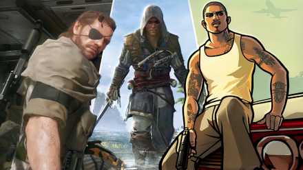 The Greatest Open-World Action-Adventure Games Of All Time, Ranked - metal gear solid, gta and assassin's creed black flag