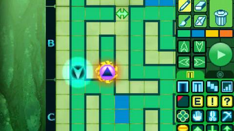 The map in Etrian Odyssey 4 Legends of the Titan (3DS)