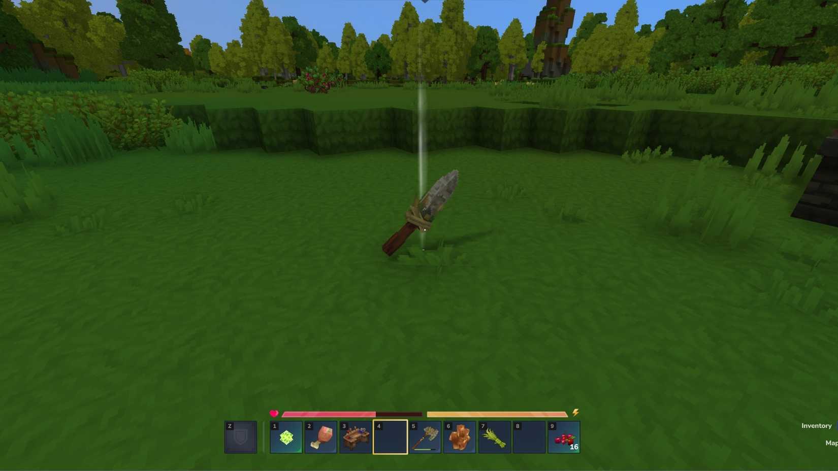 throwing away items in overworld to destroy them in hytale