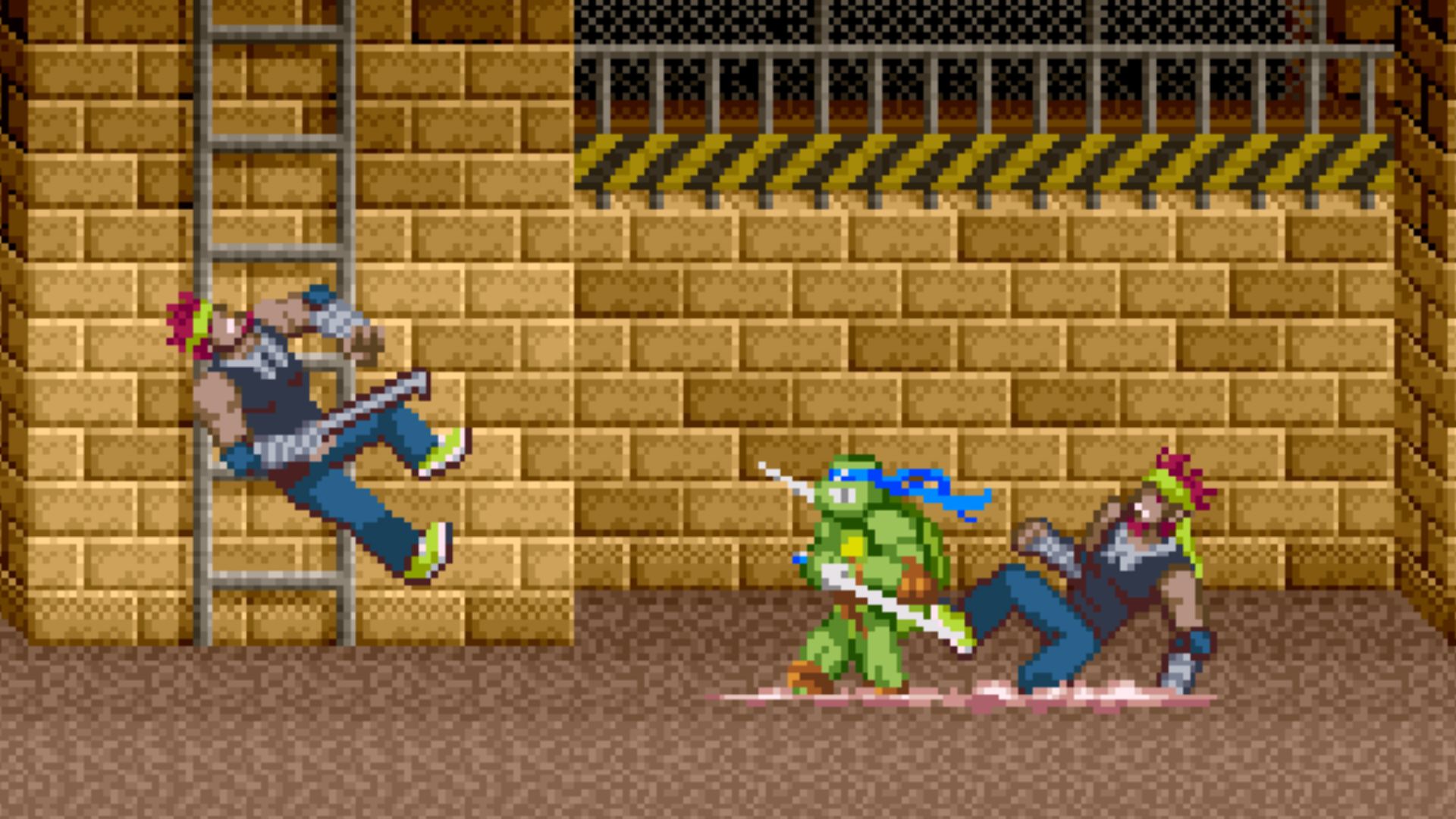 tmnt gba gameplay leonardo
