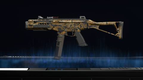 Topaz Snake Camo Preview on the Sturmwolf 45 - Black Ops 7