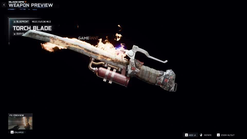 Torch Blade (Flatlink MK.II Blueprint) - Black Ops 7