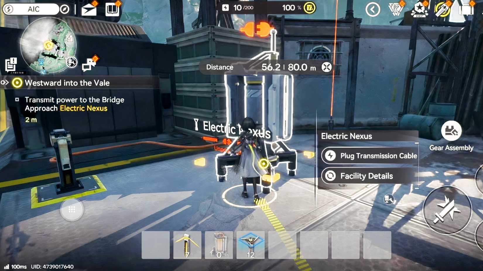 transmitting power to the bridge approach electric nexus in arknights endfield