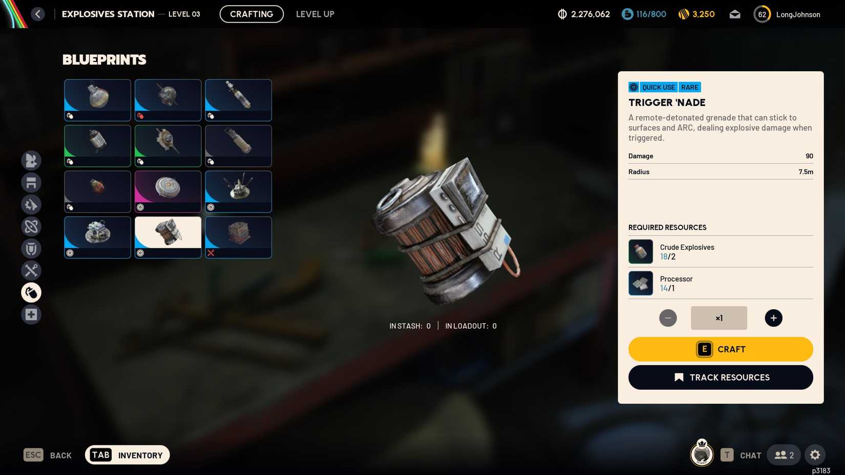 Trigger Nade in ARC Raiders