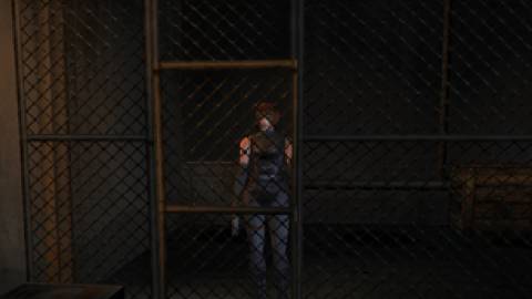 Trying to unlock a gate in Dino Crisis (1999)