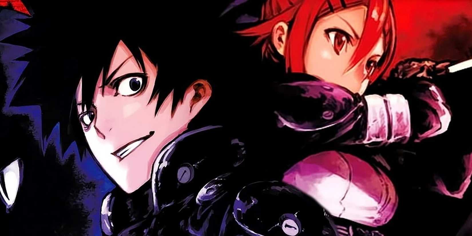 Two of the main characters in the Black Torch manga series.