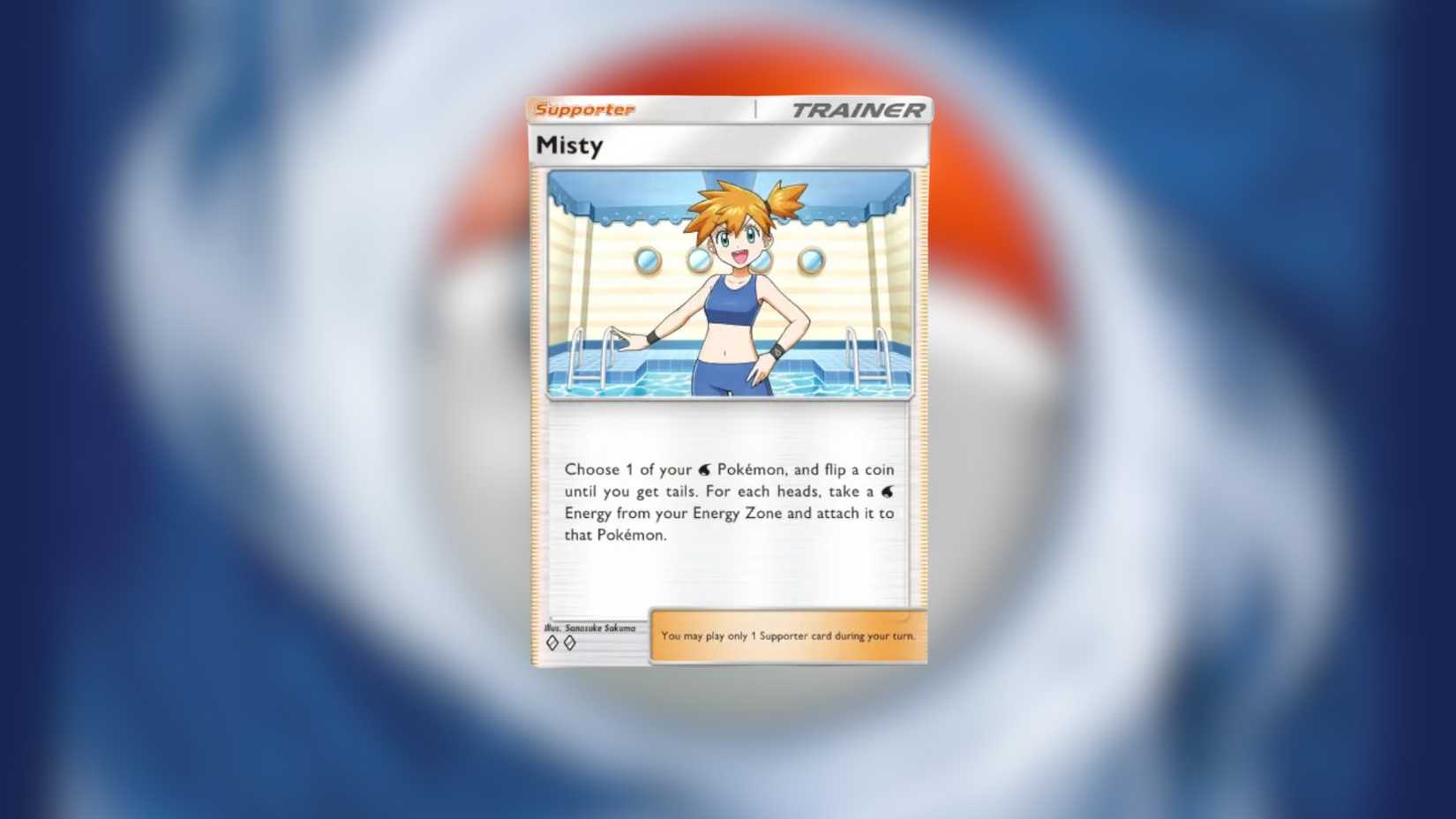 Misty Trainer Card in Pokemon TCG Pocket