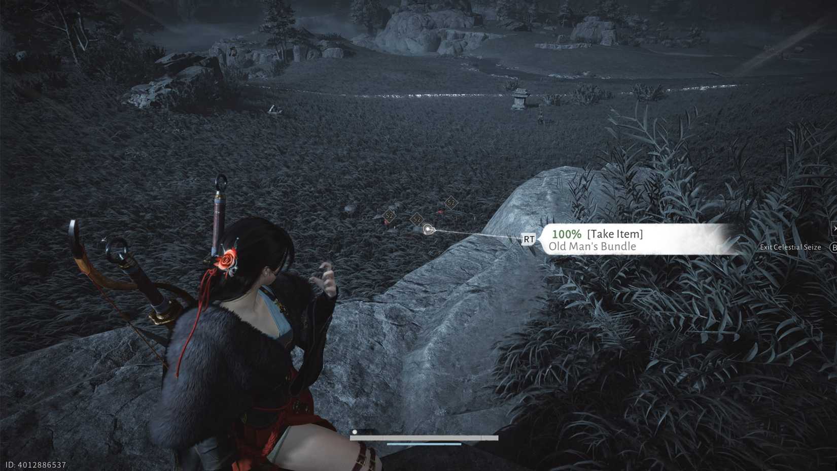 use celestial seize to get old man bundle in wwm