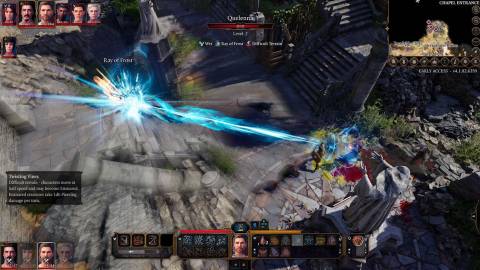 Using magic on enemies in Baldurs Gate 3 (2023)