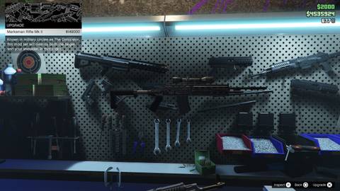 using the weapon workbench