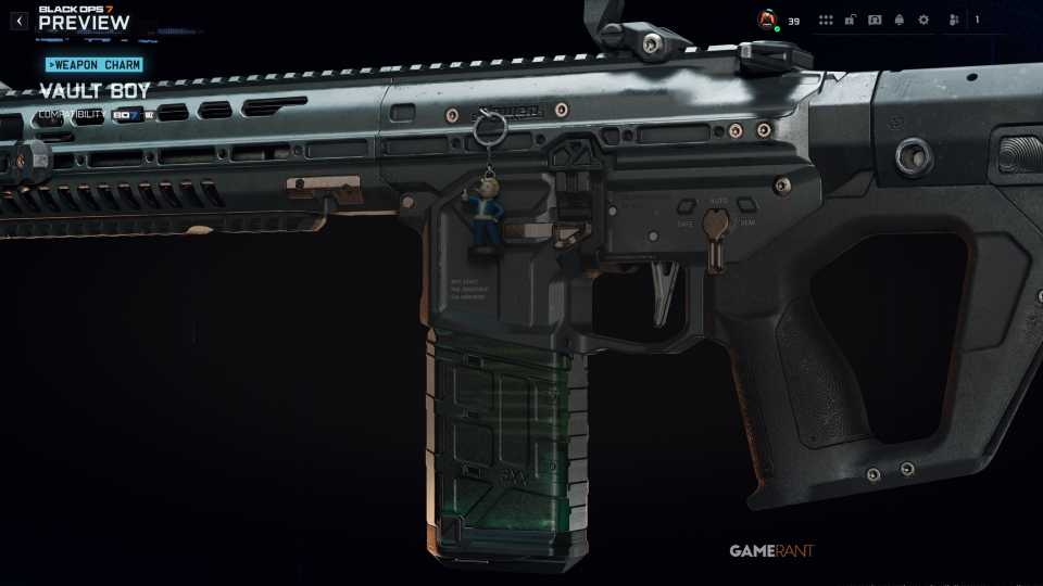 Vault Boy (Weapon Charm) - Black Ops 7
