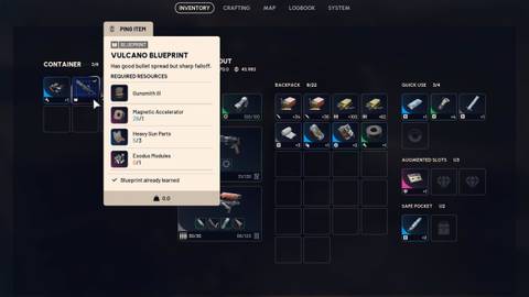 Vulcano Shotgun Blueprint Found in ARC Raiders