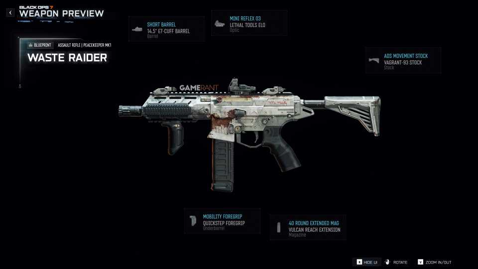 Waste Raider (Peacekeeper Mk1 Blueprint)