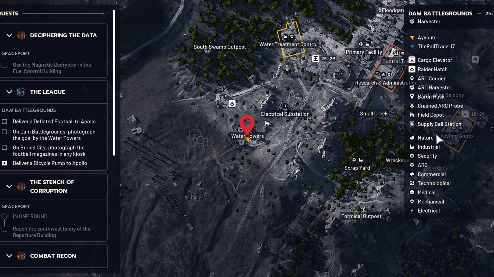 Water Tower Location The League ARC Raiders