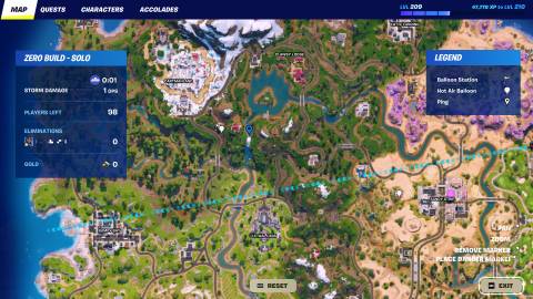 Where to Find Sunset Falls in Fortnite - 2