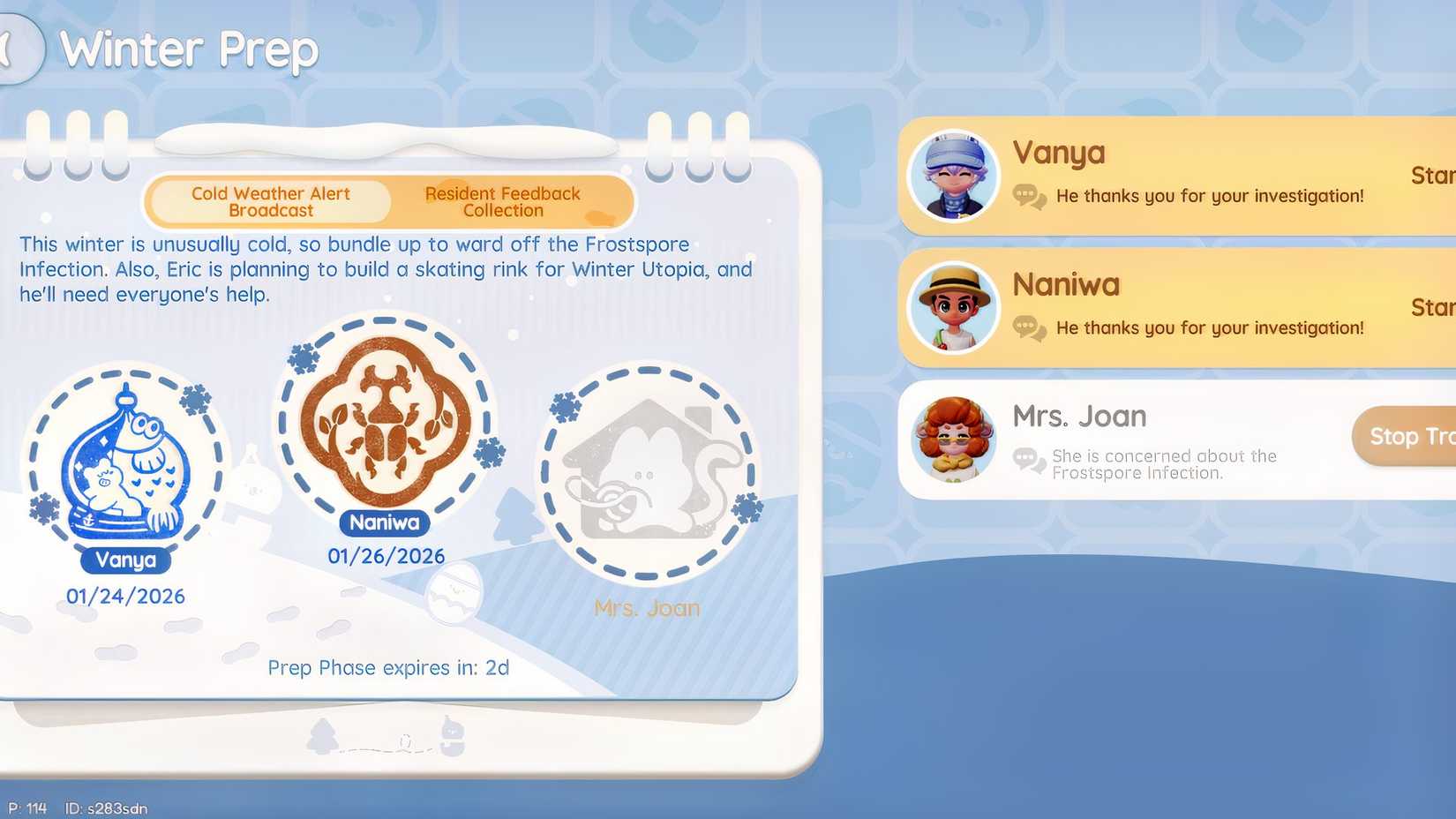 Winter Prep Quests Heartopia