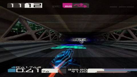 Wipeout 3 - Accelerating in the middle of a race
