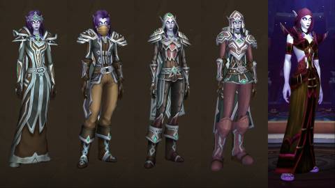 world of warcraft midnight pre patch event transmogs ascension arrestor twilight cultist's attire 