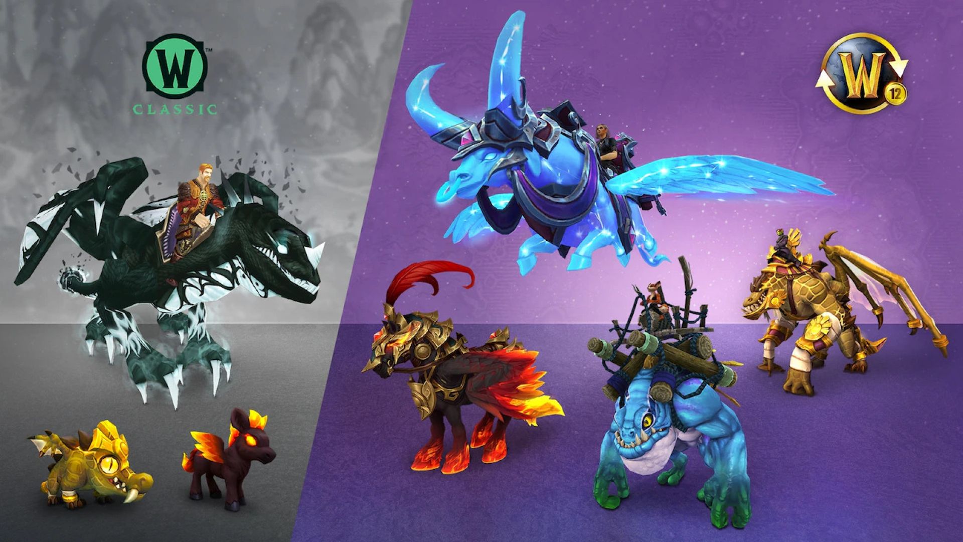 world of warcraft twelve month subscription offer scorching valor smoldering courage astral aurochs herald of sa'bak