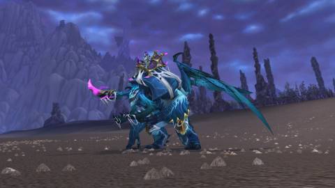 world of warcrat midnight pre patch event mount retrained skyrazor