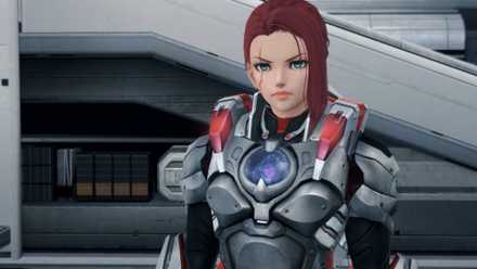 Your character in armor in Xenoblade Chronicles X