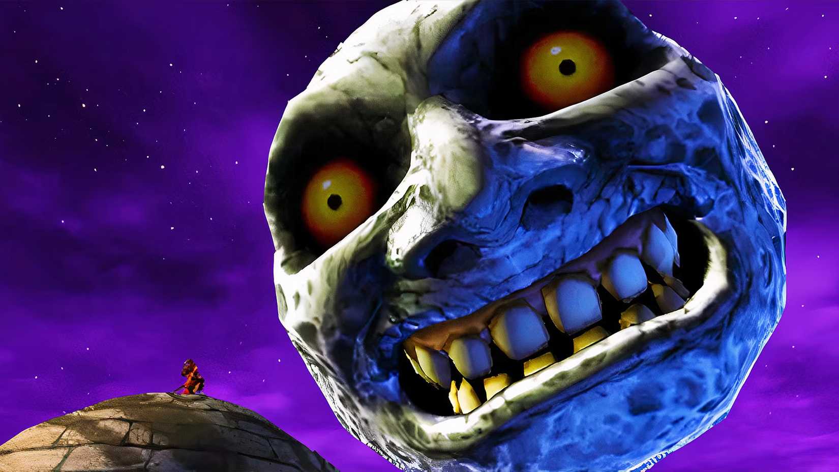 Zelda Majora's Mask Skull Kid Moon