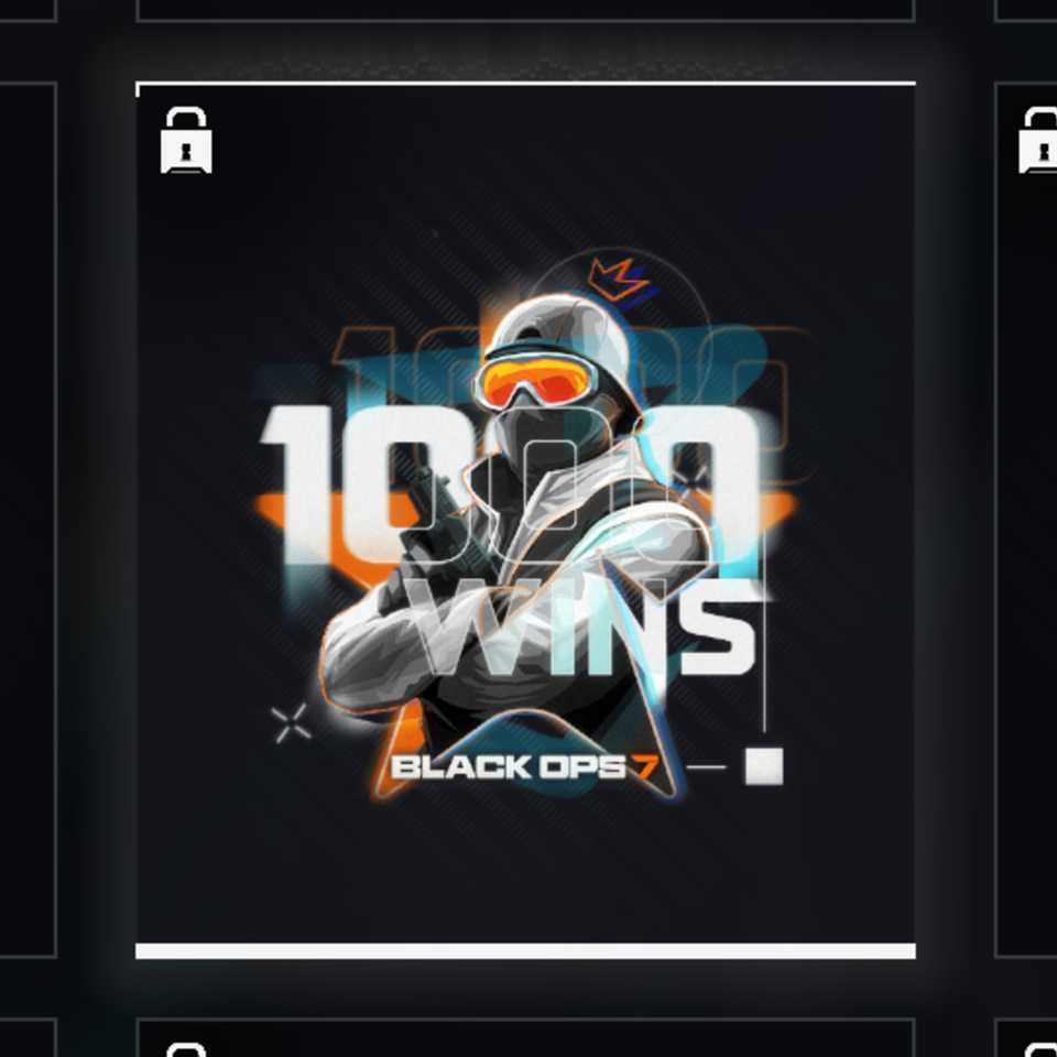 1000 Ranked Wins (Animated Emblem) - Black Ops 7