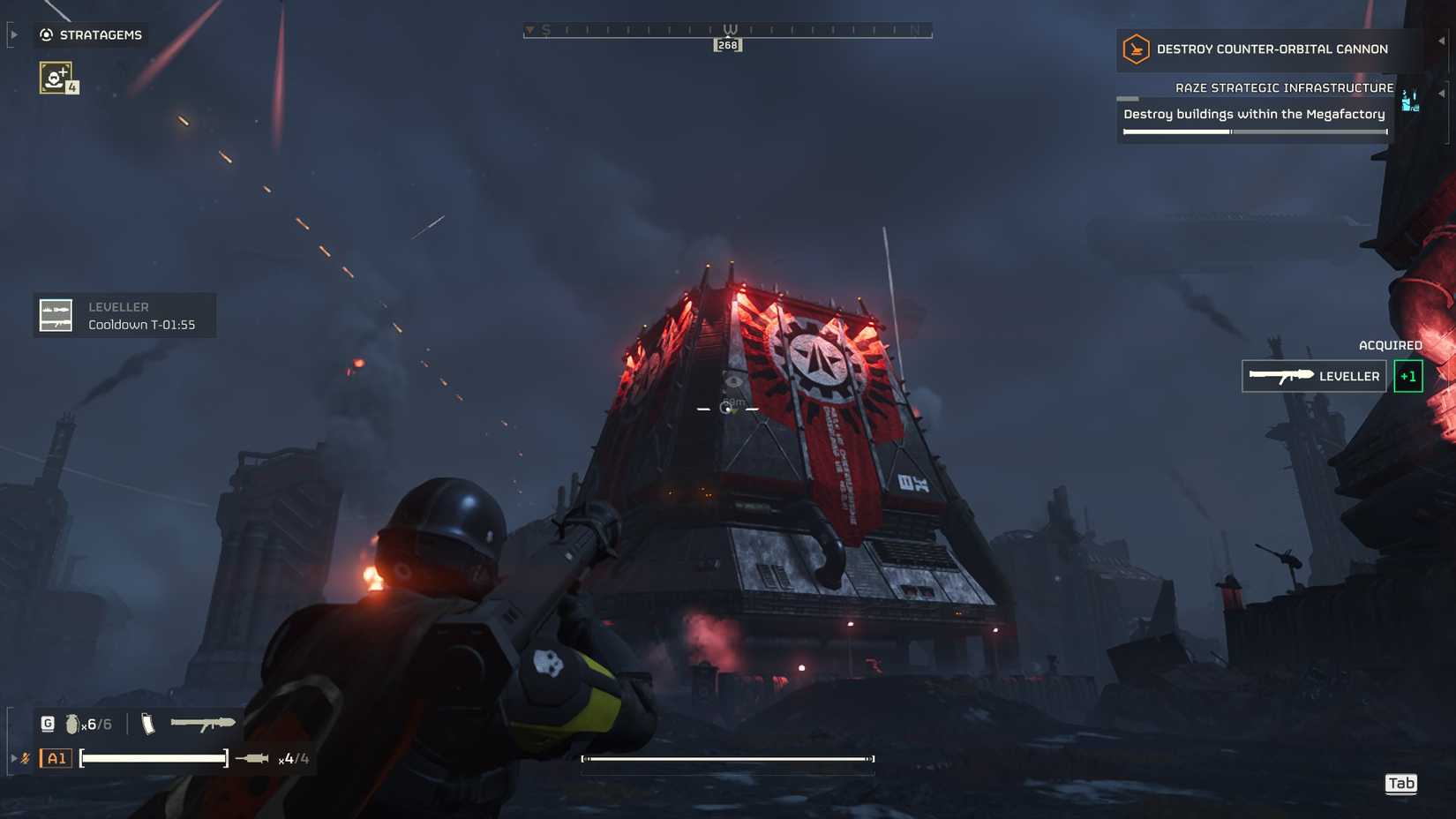 HD2 Raze Strategic Infrastructure target