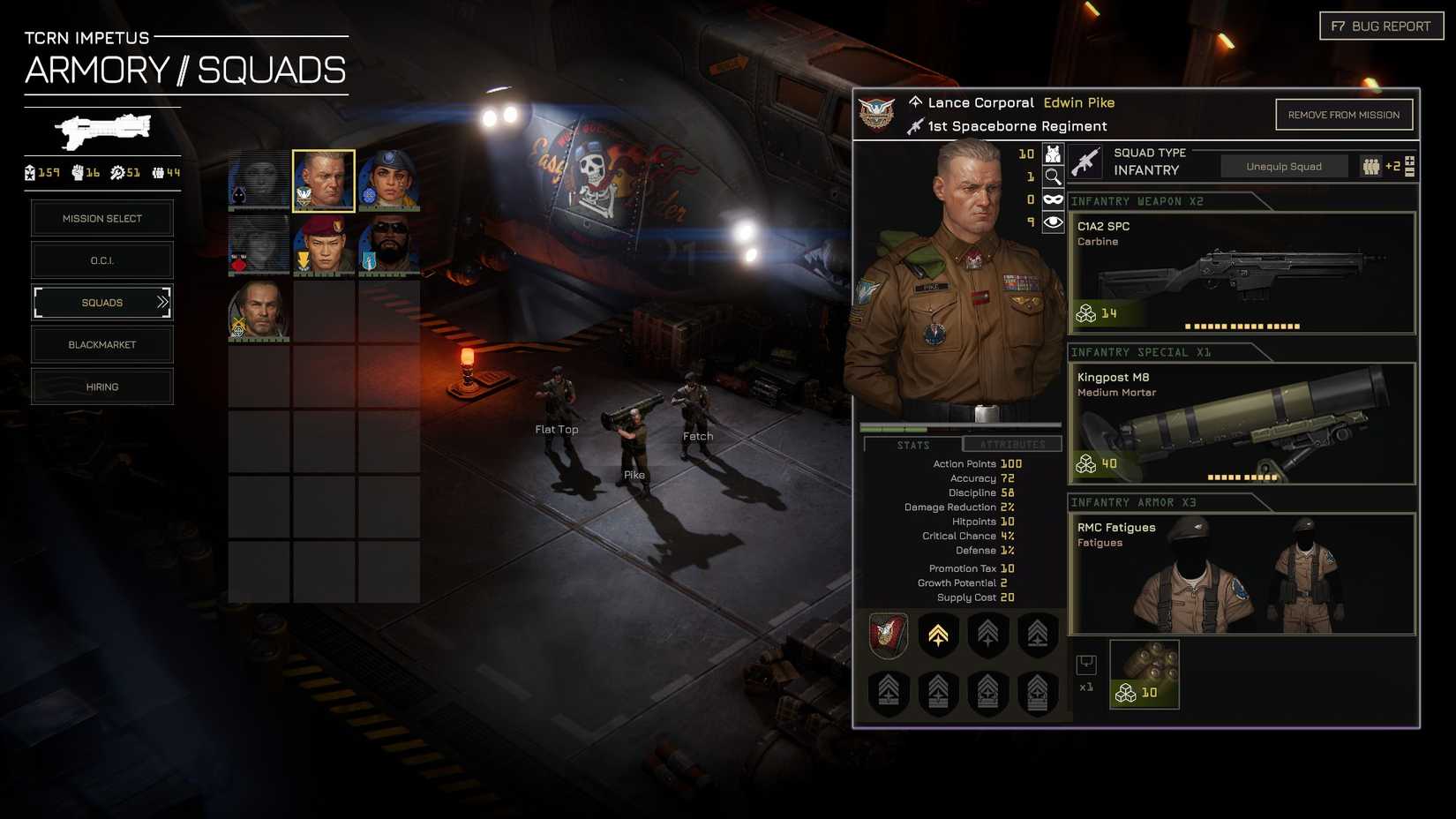 MENACE Pike Mortar Team