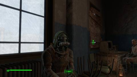 Fallout 4 Waiting on Chair