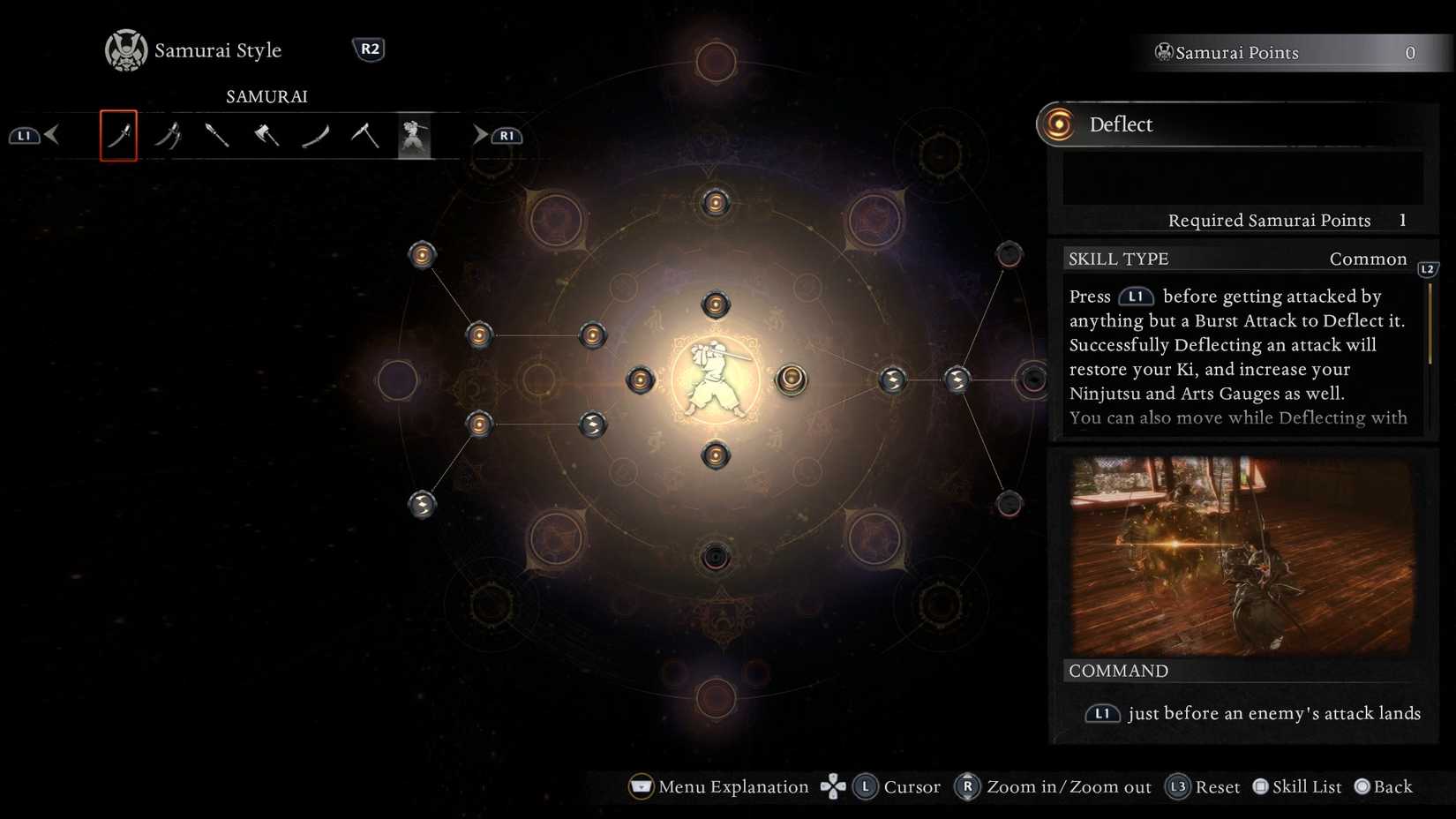 Nioh 3 Samurai Parry Skills